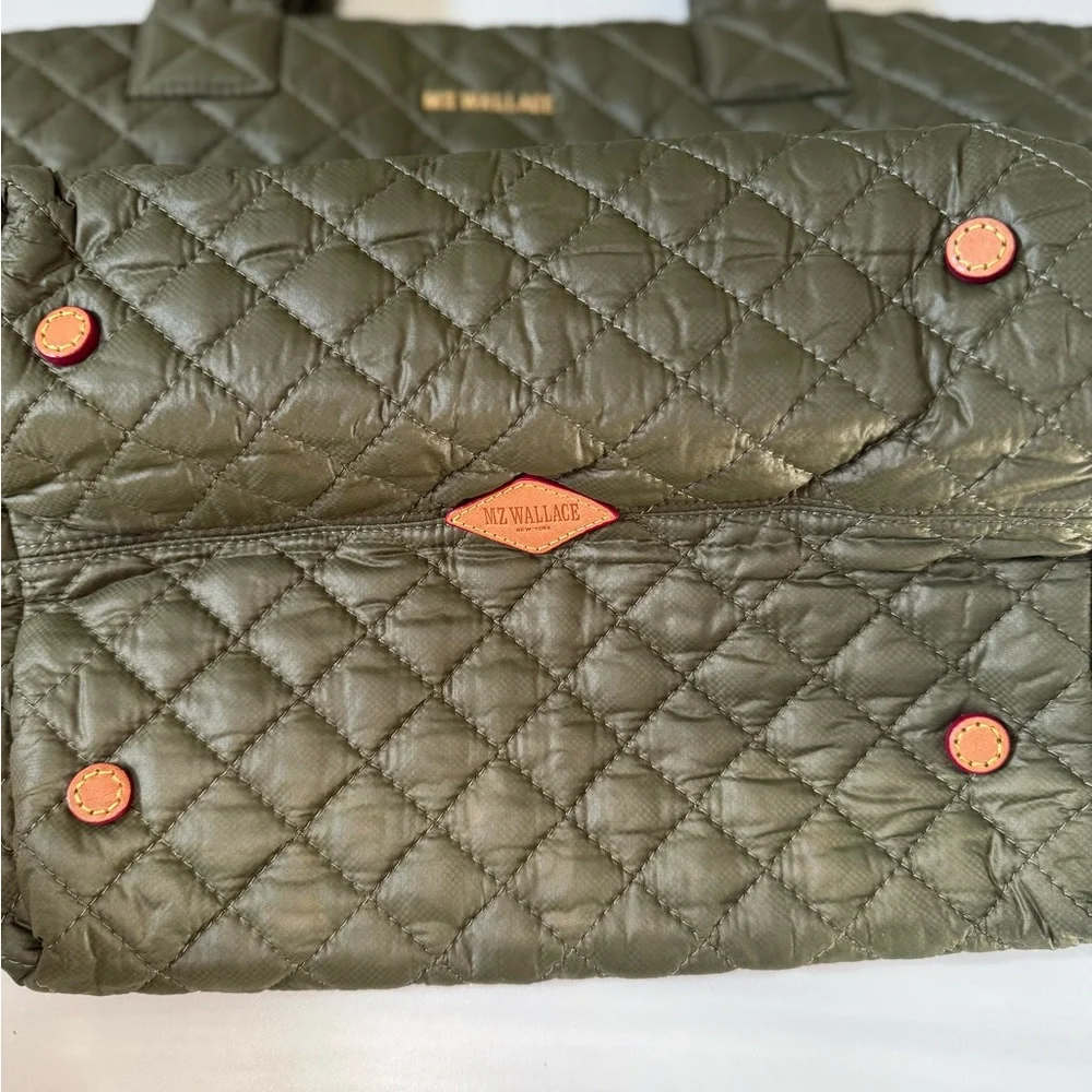 MZ Wallace Medium Metro Tote, Olive Green, New condition - Picture 2 of 5